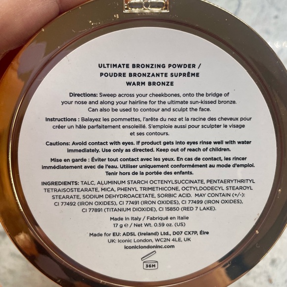 ULTIMATE BRONZING POWDER
Warm Bronze Iconic London - Picture 4 of 5